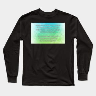 Mindfulness Pledge Long Sleeve T-Shirt